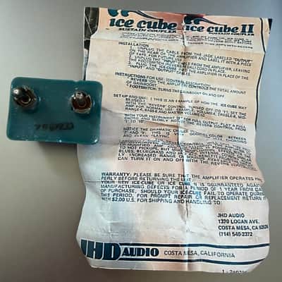 JHD Audio Ice Cube sustain coupler for Fender amps before 1978 - Blue image 3
