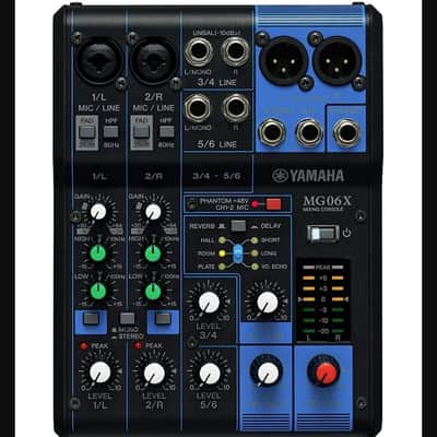 Yamaha 6-Channel Analog Mixer MG06X image 1