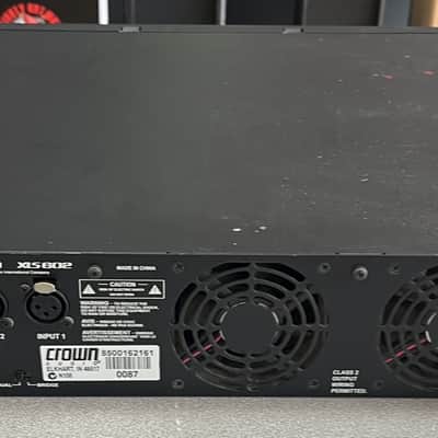 CROWN XLS602 POWER AMP STEREO 2x370W @ 8 OHMS (USED) image 4