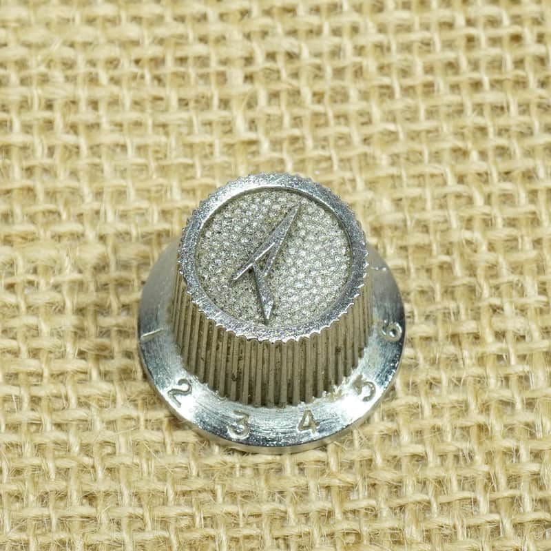 Tone Volume Knob Chrome 1984 Peavey T-15 T-25 T-40 T-60 Electric Guitar - Same Day Shipping image 1