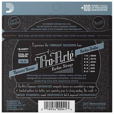 EJ45FF Pro-Arté Carbon, tension normale D'Addario image 3