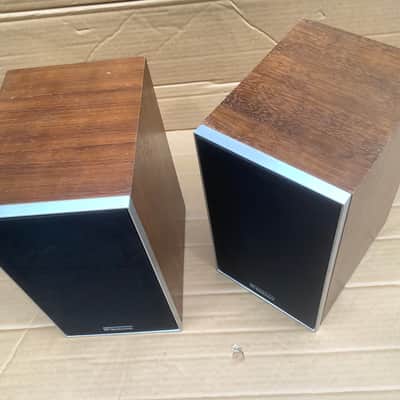 Technics SB 40 vintage Japan made hifi bookshelf stereo speaker system set wood image 14