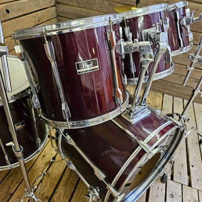 Drum Kit Pearl Export Vintage, Dark Red USED! RKEXP150526 image 6