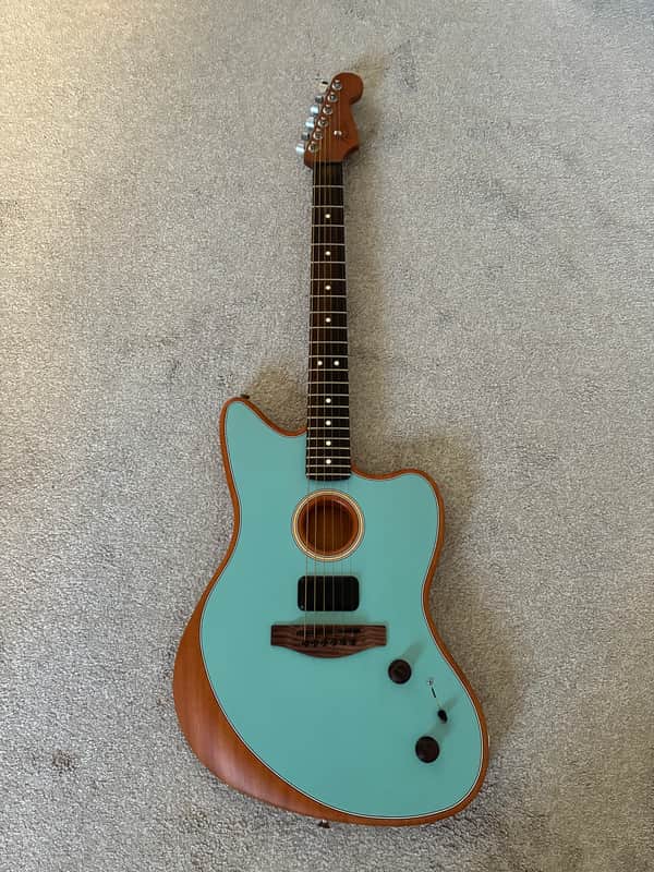 Fender Acoustasonic Player Jazzmaster 2022 - Present - Ice Blue