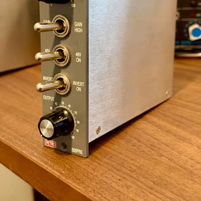 Retro Instruments 500PRE 500 Series Tube Mic Preamp Module 2019 - Gray image 2