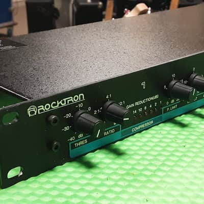 Rocktron Model 321 Stereo Compressor  Black image 1