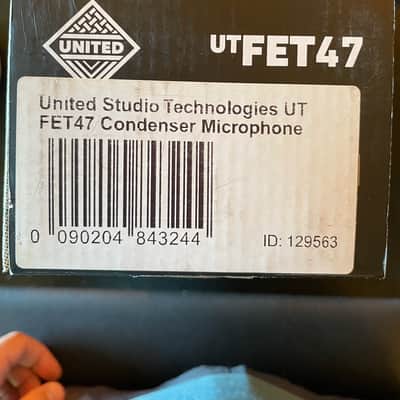 United Studio Technologies UT FET47 Large Diaphragm Cardioid Condenser Microphone 2020 - Present - Nickel image 8