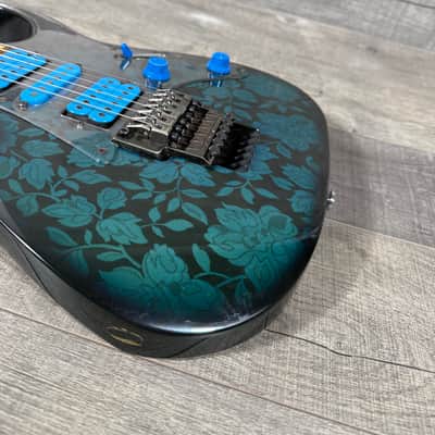 Ibanez JEM Steve Vai JEM77 1991 - Blue Floral Pattern - 1st Year! image 5