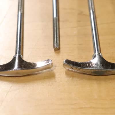 Ludwig USA 4 3/4" Chrome T Rods 8pk Vintage 1960's -70's image 5