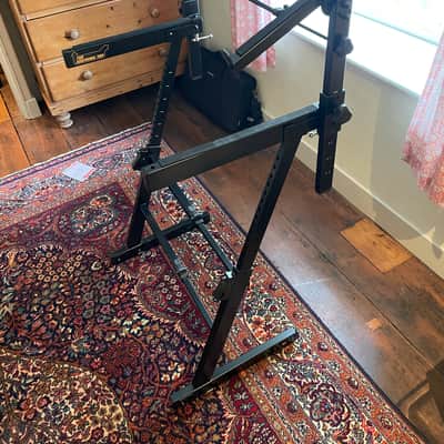 Hercules KS410B Auto Lock Double Tier Z-Style Keyboard Stand with Tilter image 3