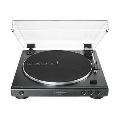 Audio-Technica AT-LP60X Fully Automatic Belt-Drive Stereo Turntable (Black) image 1