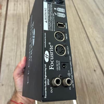 Focusrite Saffire Pro 14 Firewire Audio Interface 2000s - Black pro audio recording image 7