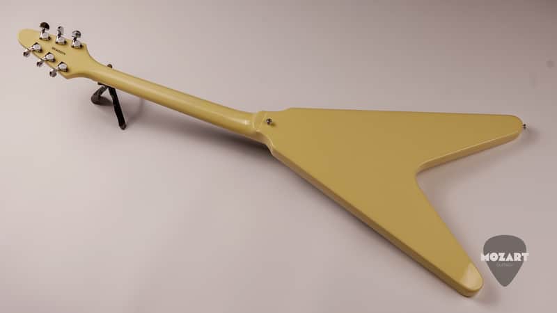 ESP Edwards E-FV-120D Vintage White 2014 MIJ Flying V – Seymour