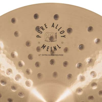 Meinl Pure Alloy Extra Hammered Ride Cymbal 22" image 3