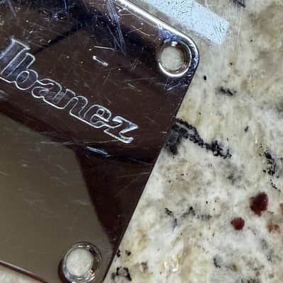 Ibanez Neck Plate - Chrome image 2