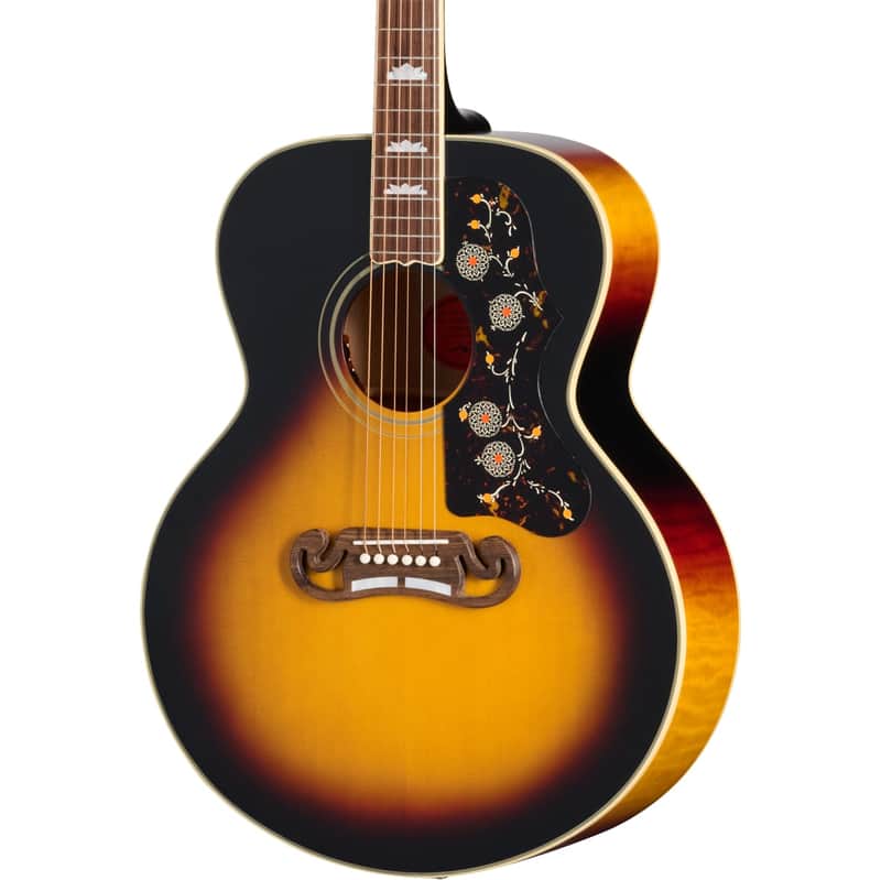 Epiphone 1957 SJ-200 Reissue Acoustic Electric Guitar - Vintage Sunburst image 1