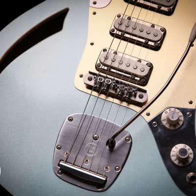 Bilt Guitars Zaftig Bound Top Firemist Silver Curtis Novak VI Pickups image 6
