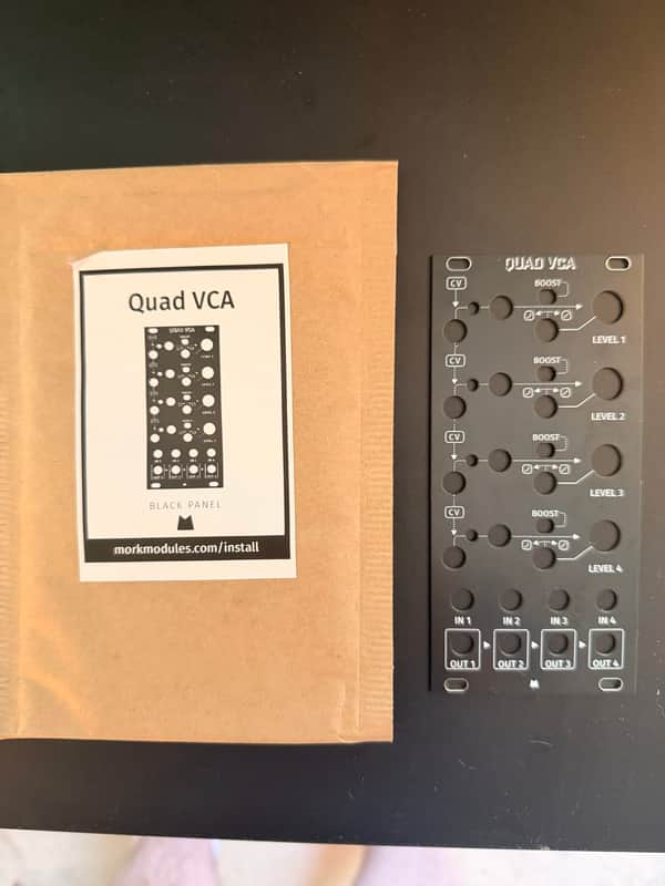 Intellijel Quad VCA - Black Panel image 1