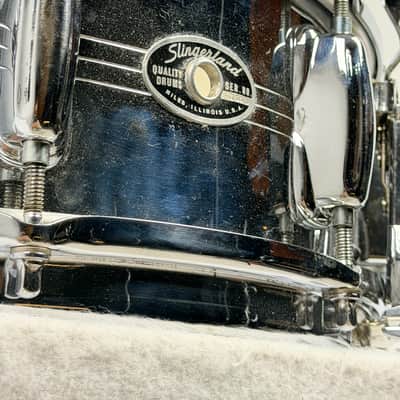 Slingerland 5x14 Super Sound King brass shell snare drum image 6