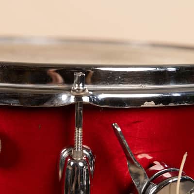 1990s Slingerland 6.5x14 Artist Cherry Stain Snare Drum image 11