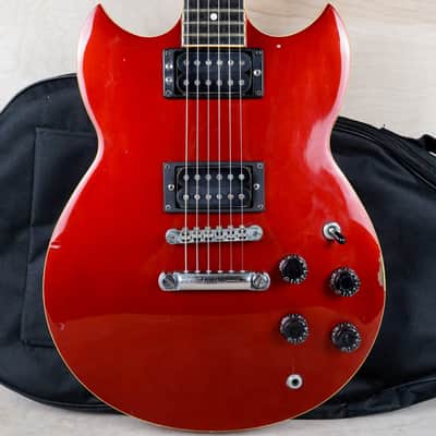 Yamaha SG-510 1984 Candy Tone Red Vintage Japan MIJ w/ Gig Bag image 1