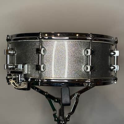 Premier Signia Marquis 14x5.5" Maple Snare Drum - Silver Sparkle Lacquer image 2