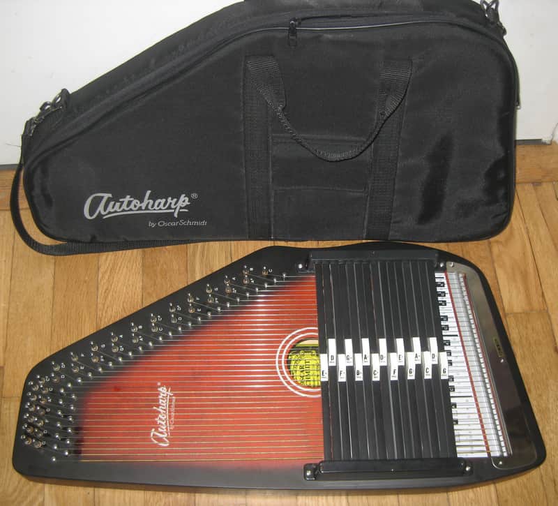Oscar Schmidt Autoharp 15 Chords OS15B with Case image 1