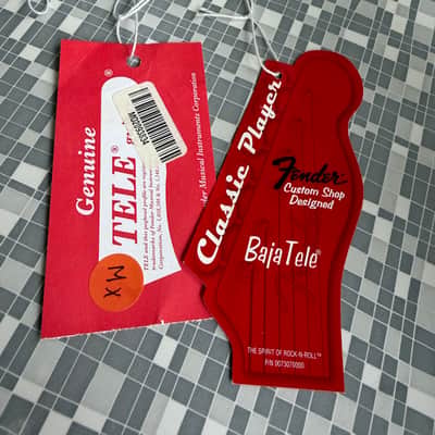 Fender Baja Telecaster hang tags 2009 image 1
