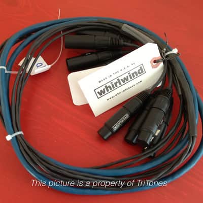 Whirlwind MT-4-F-M-10 Medusa Multitrack 4x XLR Snake - 10'