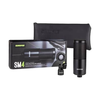 Shure SM4 Home Recording Microphone w/ Hardmount - Black image 3