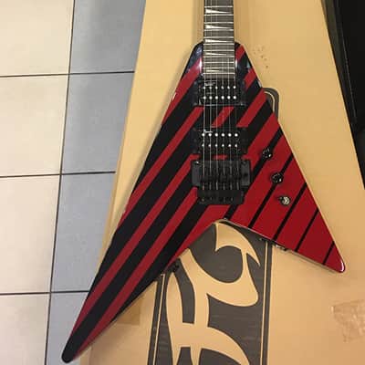 Washburn RR10 V-Tour Reissue. Brand new. Red/Black Stripes image 1