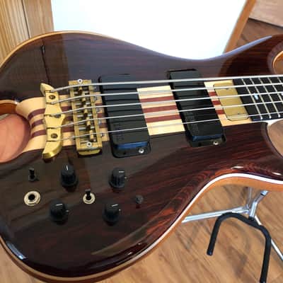 Alembic Mark King Signature Deluxe 5 String Bass w LED's Cocobolo Balance K Omega 2005 image 14