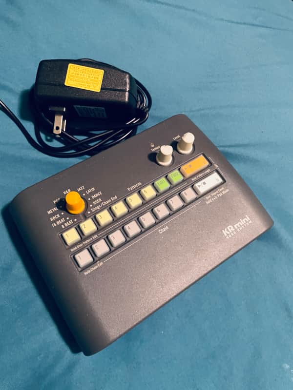 Korg KR mini Rhythm Machine with power supply! image 1