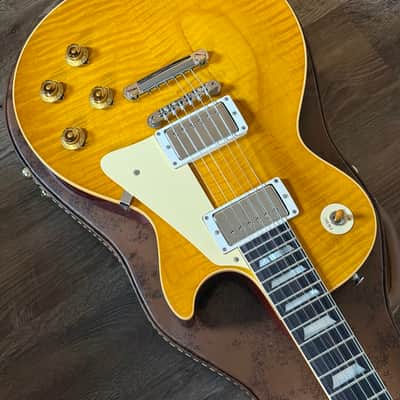 2025 Gibson Les Paul 1959 Reissue Lemonburst Gloss Made to Measure image 11