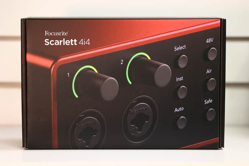 Focusrite Scarlett 4i4 4th Gen USB Audio Interface - Red image 1