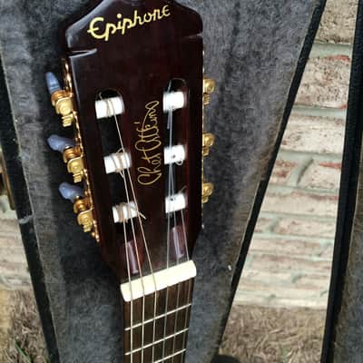 Epiphone Chet Atkins CEC Nylon String Acoustic Classical Electric Guitar w/OHSC image 2