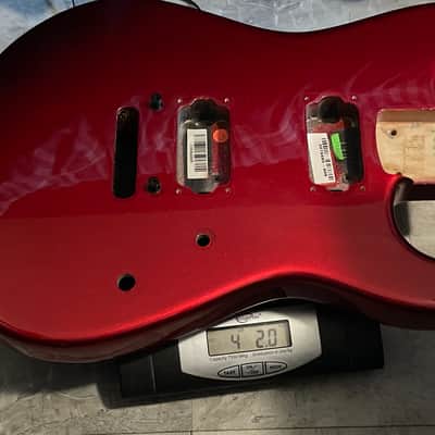 2008 Charvel USA San Dimas 2H Metallic Red Stratocaster Style Guitar Body Floyd Ready image 21