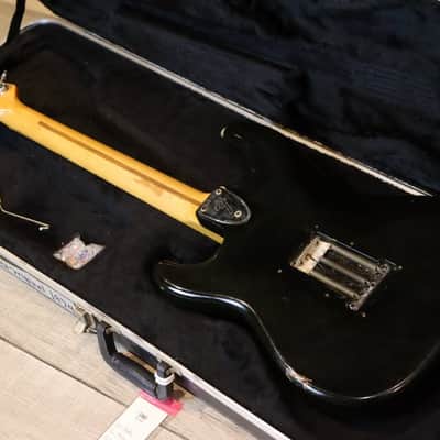 Fender Stratocaster 1974 Black Alder all Original image 8