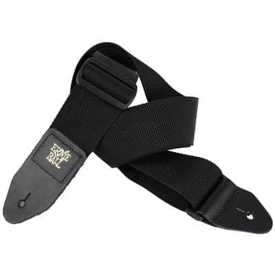Ernie Ball Black Polypro Guitar Strap 4037 image 4