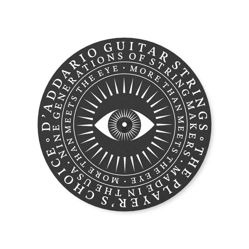 D'Addario - ALL SEEING EYE RECORD MAT Dye-Printed, High-Quality Felt image 1