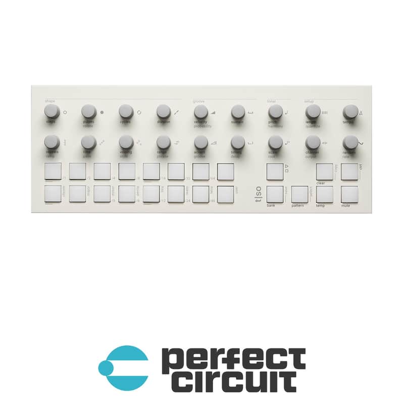 Torso Electronics T1 Algorithmic Desktop Sequencer (Limited Edition White) image 1