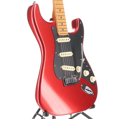 Fender Certified Pre-Owned American Ultra II Stratocaster, Maple Fingerboard, Sinister Red (L4) (34998) image 3