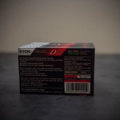 TDK D60 Cassettes (5 NOS Sealed in Package Tapes) image 4