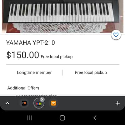 Yamaha YPT-210 61-key Keyboard image 6