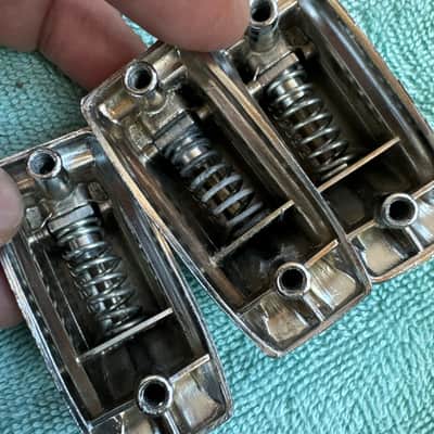 Rogers 6 Beavertail Vintage Tom Drum Lugs - part # 609322 - Lot #01 60s 70s - Chrome image 11