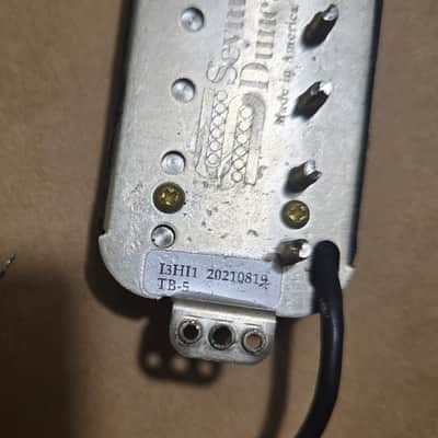 Seymour Duncan TB-5 Duncan Custom Bridge Trembucker 2010s - Black image 2