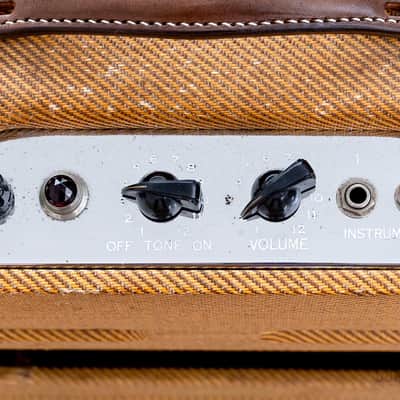 1955 Fender Princeton Tweed Vintage Tube Amp Narrow Panel Big Box 5F2 Circuit w/ Jensen image 4