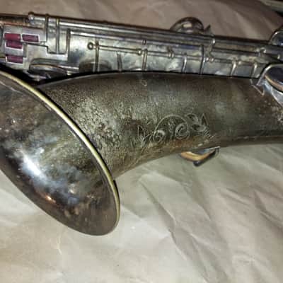 Magnificent Antique Frank Holton Tenor Saxophone, USA, sax body only image 8
