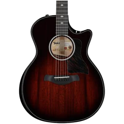 Taylor Builder's Edition 524ce Grand Auditorium Acoustic-Electric Guitar, Kona Burst, with Case image 3