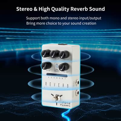 Flamma FS02 Reverb Pedal Stereo In Stereo Output,price include the import duty to US buyer image 4